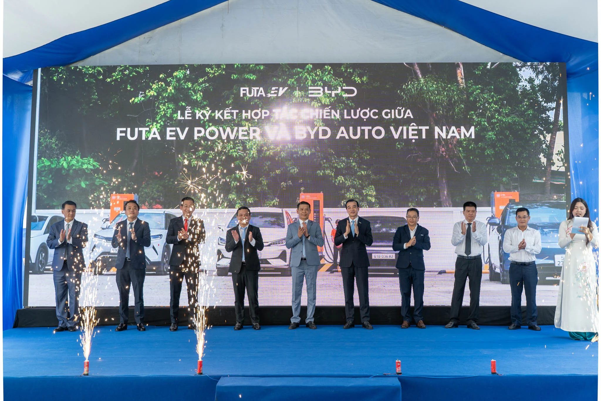 BYD Auto Việt Nam và FUTA EV Power ký kết hợp tác chiến lược về hạ tầng trạm sạc