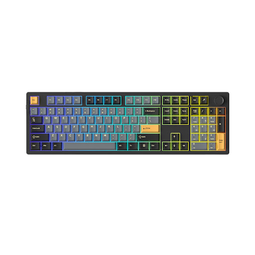 Đánh giá Bàn Phím Cơ Không Dây Dareu EK106 Pro Triple Mode Black Golden Cloud Switch
