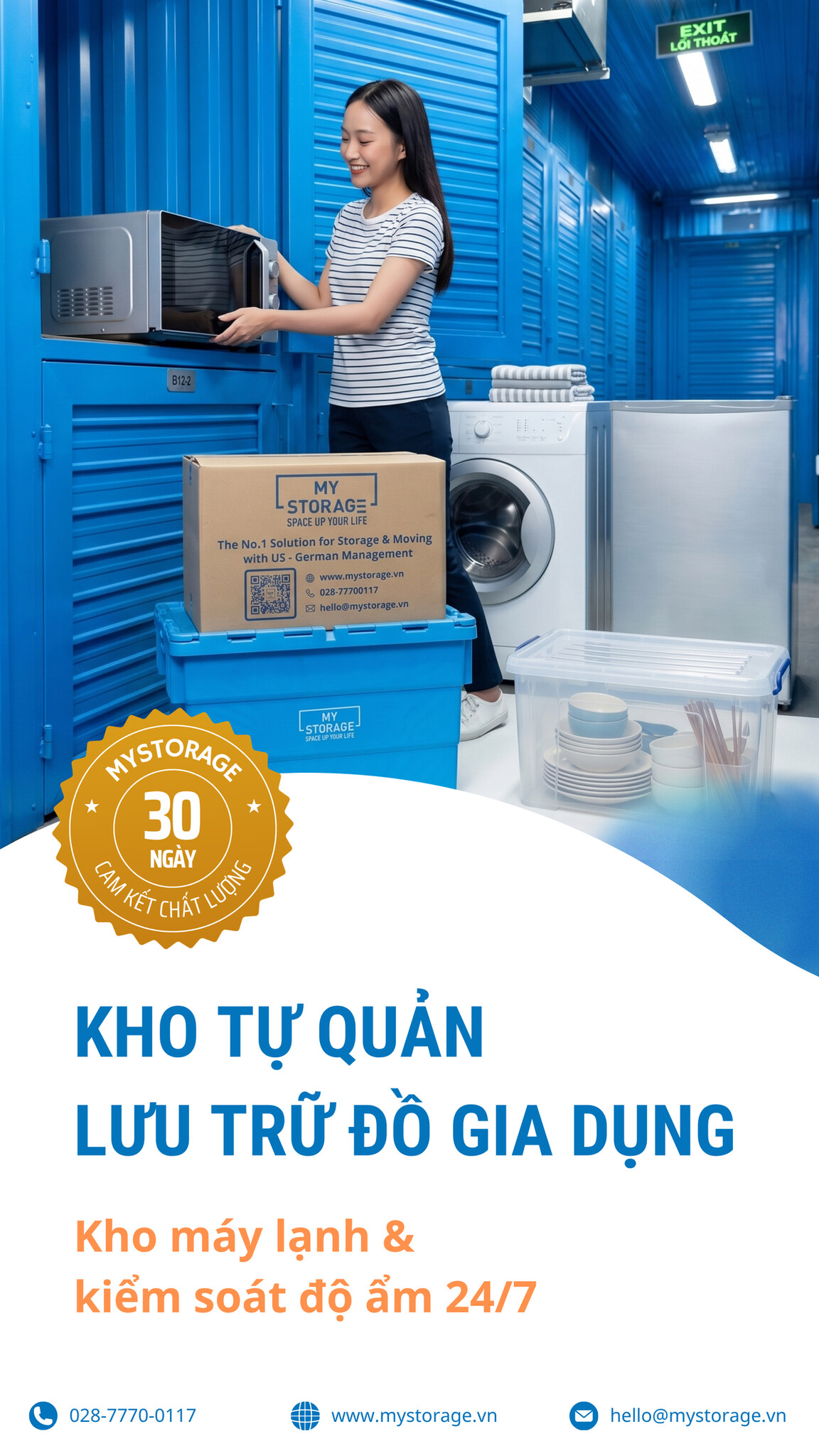 KHO TỰ QUẢN HÚT ẨM CHUYÊN BIỆT – GIẢI PHÁP LƯU TRỮ ĐỒ GIA DỤNG CỦA 1000+ GIA ĐÌNH VIỆT