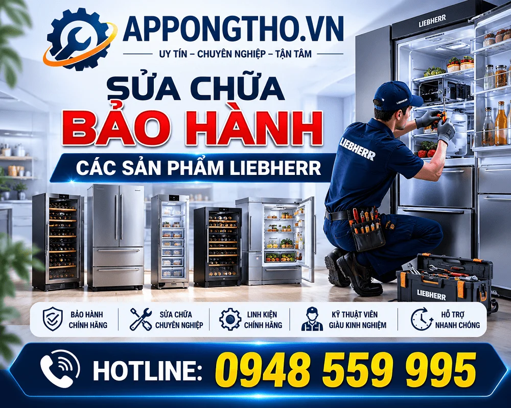 11 Dịch vụ sửa chữa ngoài bảo hành Liebherr tại nhà ở Hà Nội uy tín
