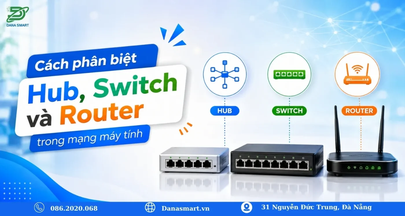 Sự Khác Nhất Giữa Hub, Switch Và Router: Đâu Là Lựa Chọn Tối Ưu Cho Mạng Nhà Bạn?