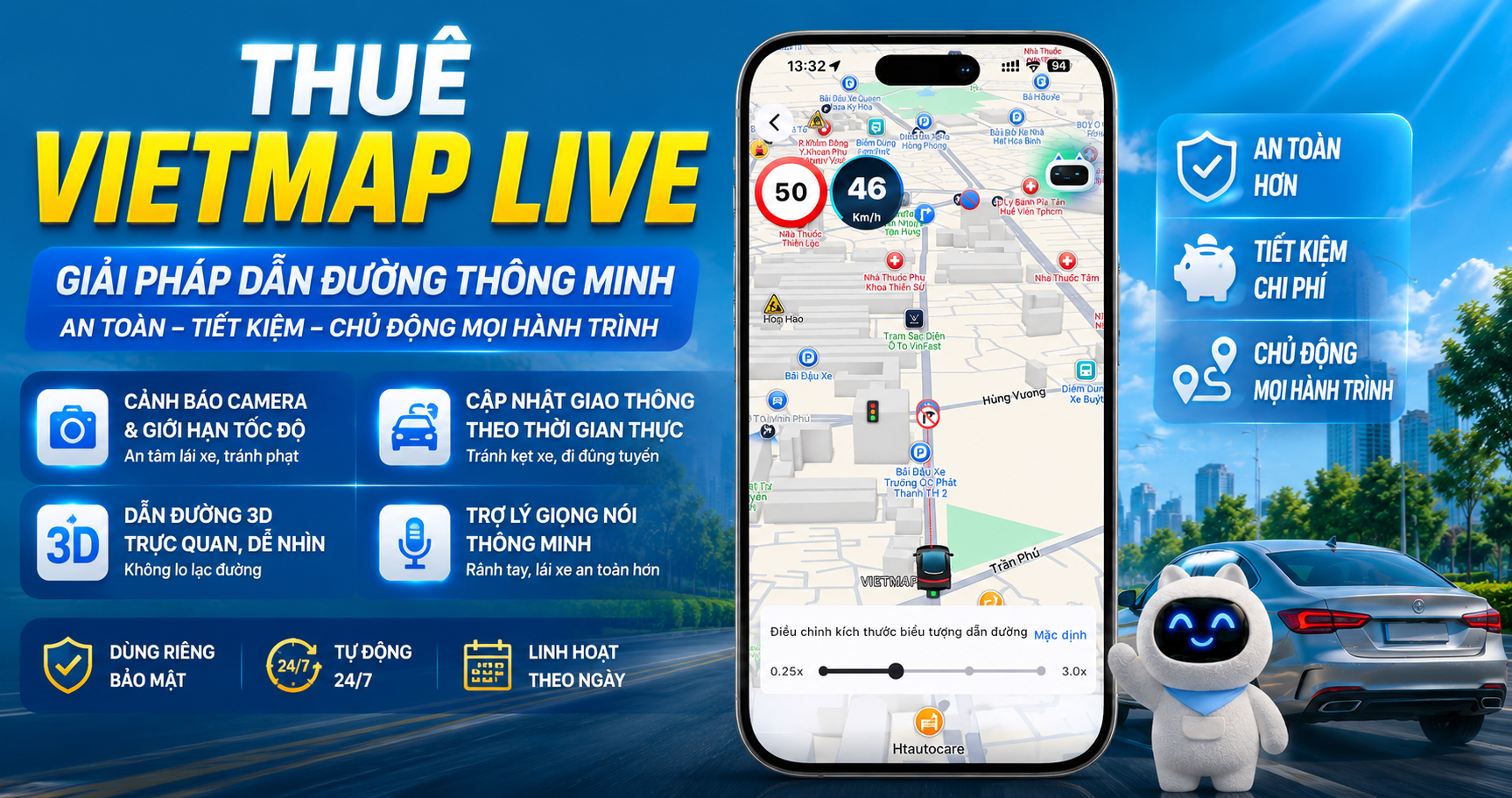 Thuê Vietmap Live Theo Ngày – Giải Pháp Tiết Kiệm Cho Những Chuyến Đi Xa