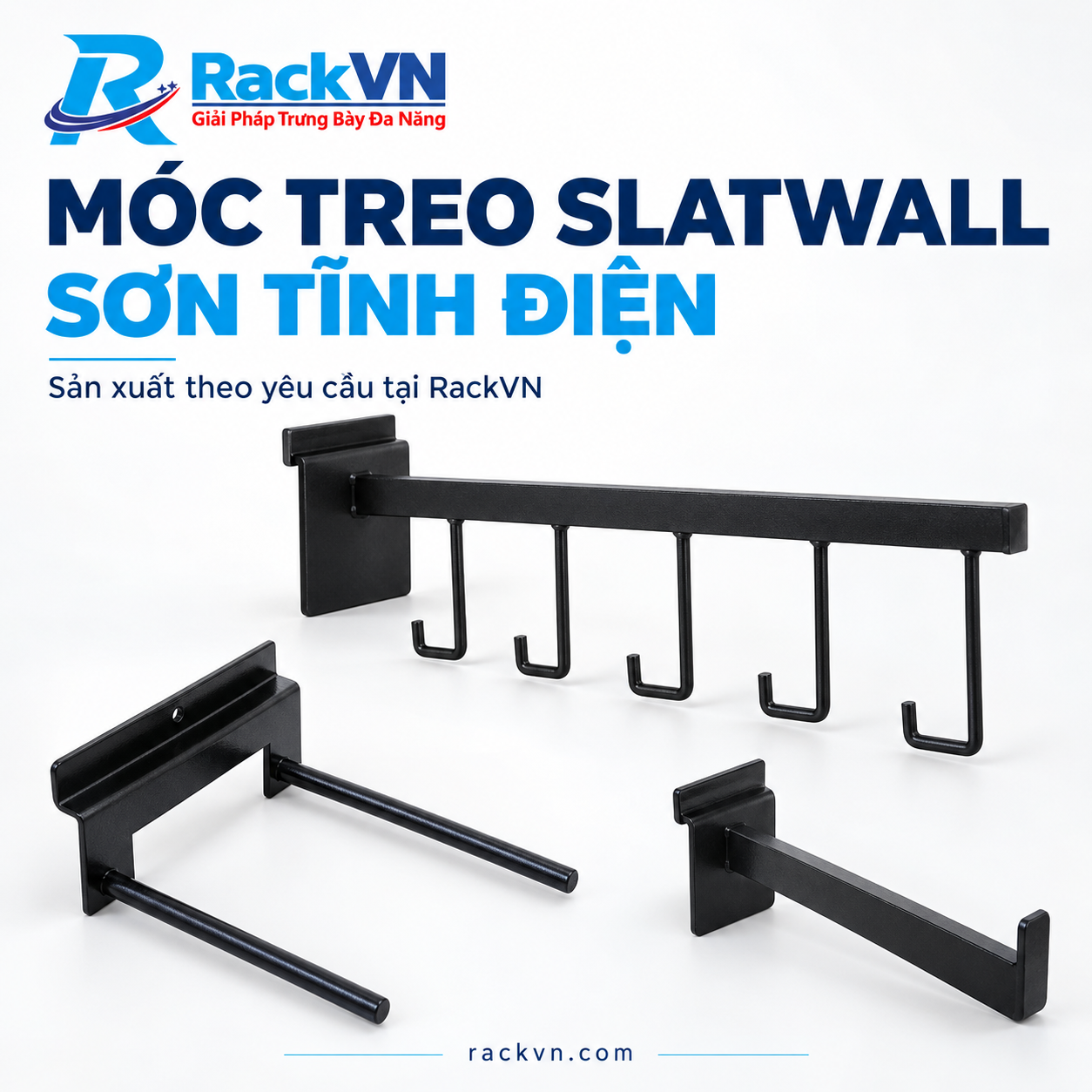 Shop phụ kiện nhỏ: chọn móc treo slatwall thế nào để hàng nhiều mà vẫn dễ nhìn?