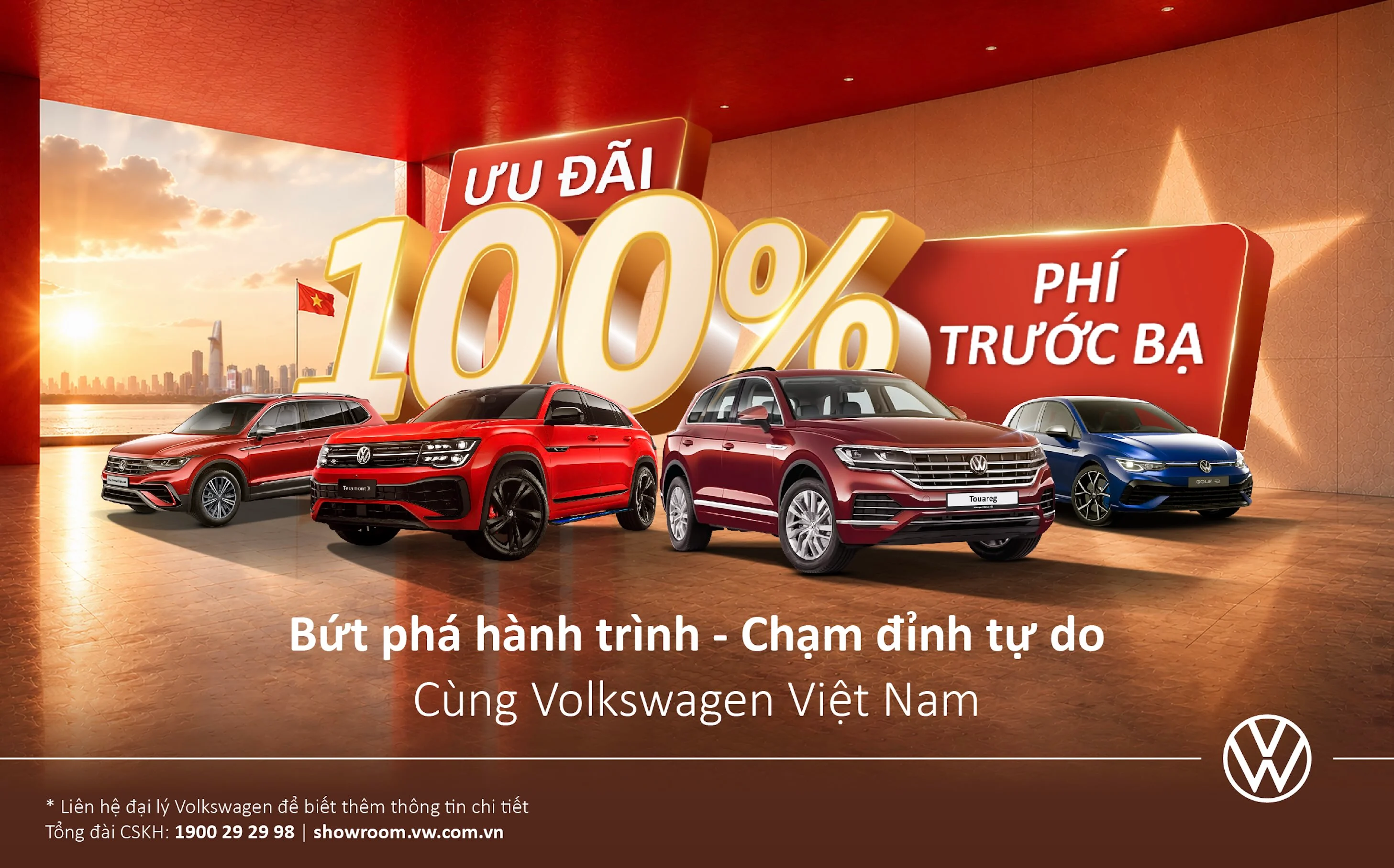 Volkswagen ưu đãi đến 100% lệ phí trước bạ – Thời điểm vàng để sở hữu xe Đức trong tháng 9