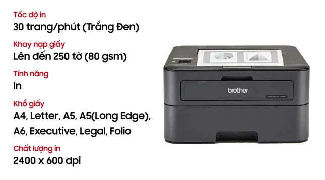 Đánh giá máy in văn phòng Brother HL-L2366DW có đáng mua không?