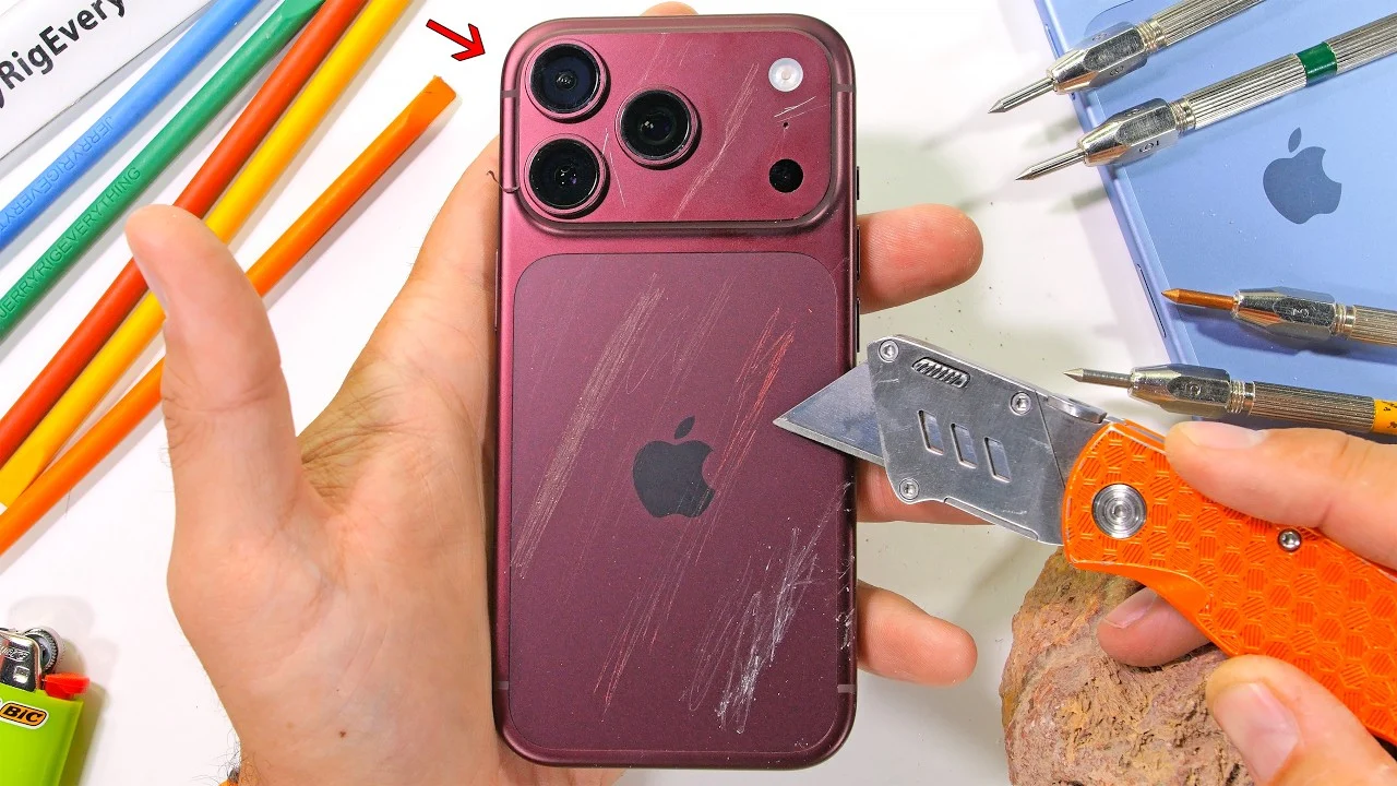 Đã có video test độ bền iPhone 18 Pro Max