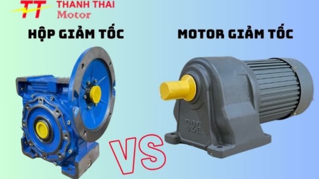 So sánh nhanh động cơ giảm tốc và hộp giảm tốc
