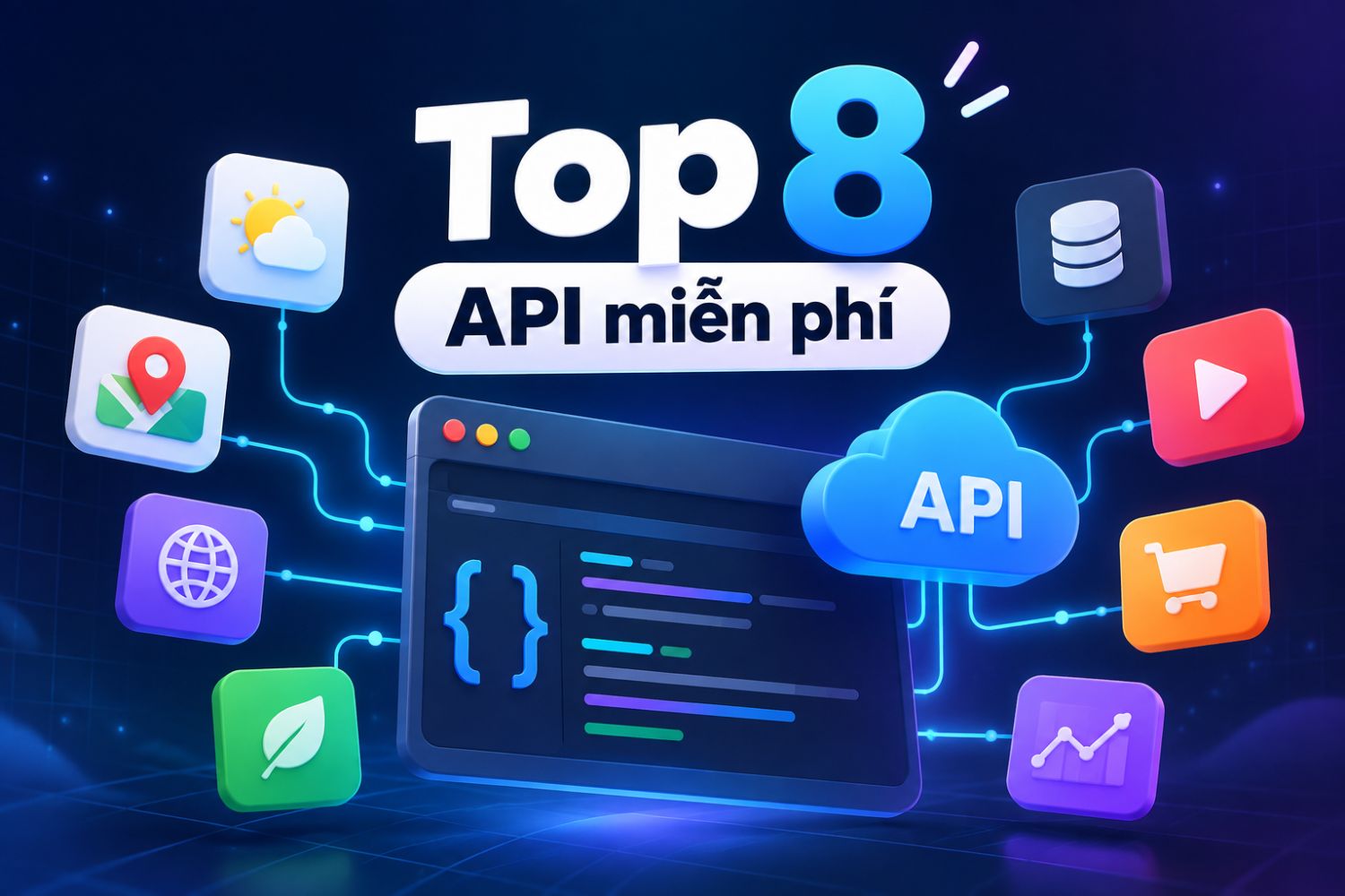 Top 8 API miễn phí đáng dùng cho lập trình viên (Cập nhật 2026)