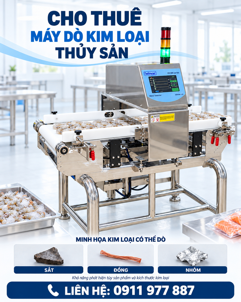 ***CHO THUÊ MÁY DÒ KIM LOẠI THỰC PHẨM – CẦN GẤP CÓ MÁY ĐỂ CHẠY ĐƠN!