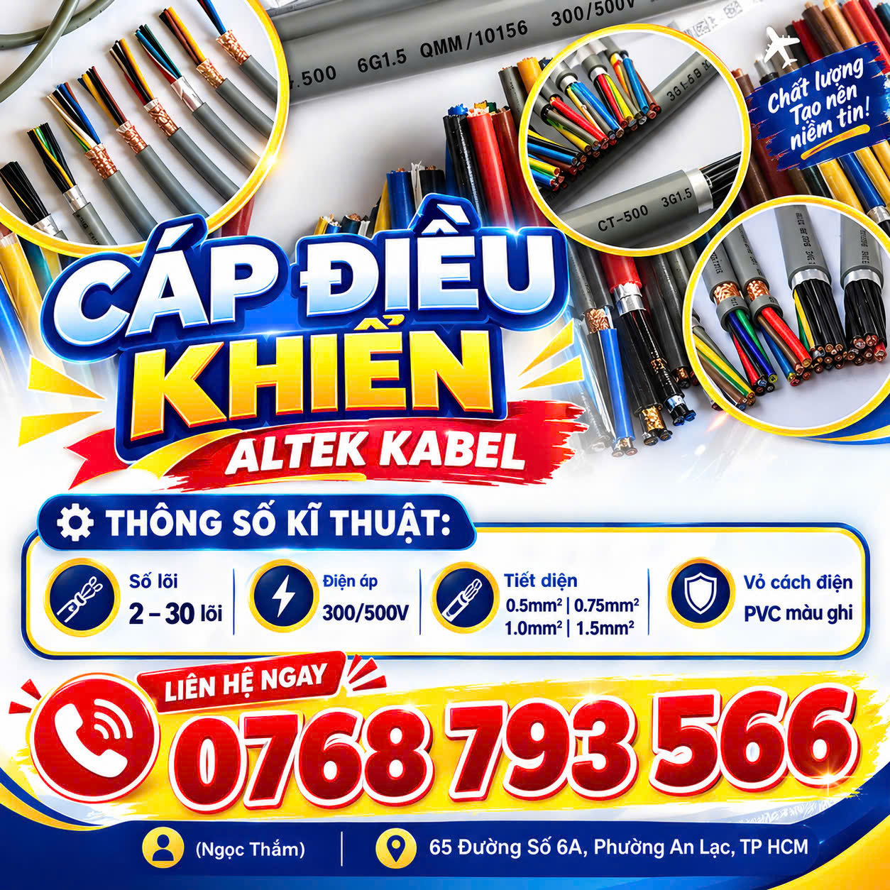 Cáp Điều Khiển ALTEK KABEL - Dễ Thi Công, Lắp Đặt