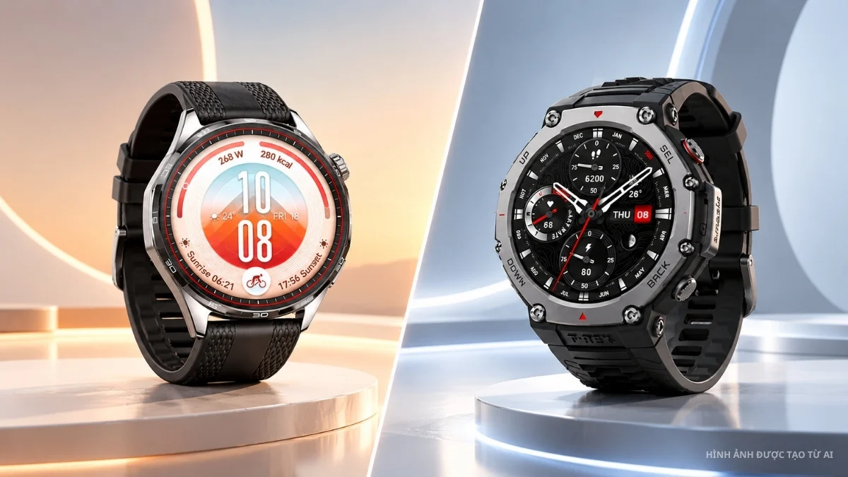 So sánh chi tiết Huawei Watch GT 7 và Amazfit T-Rex 3