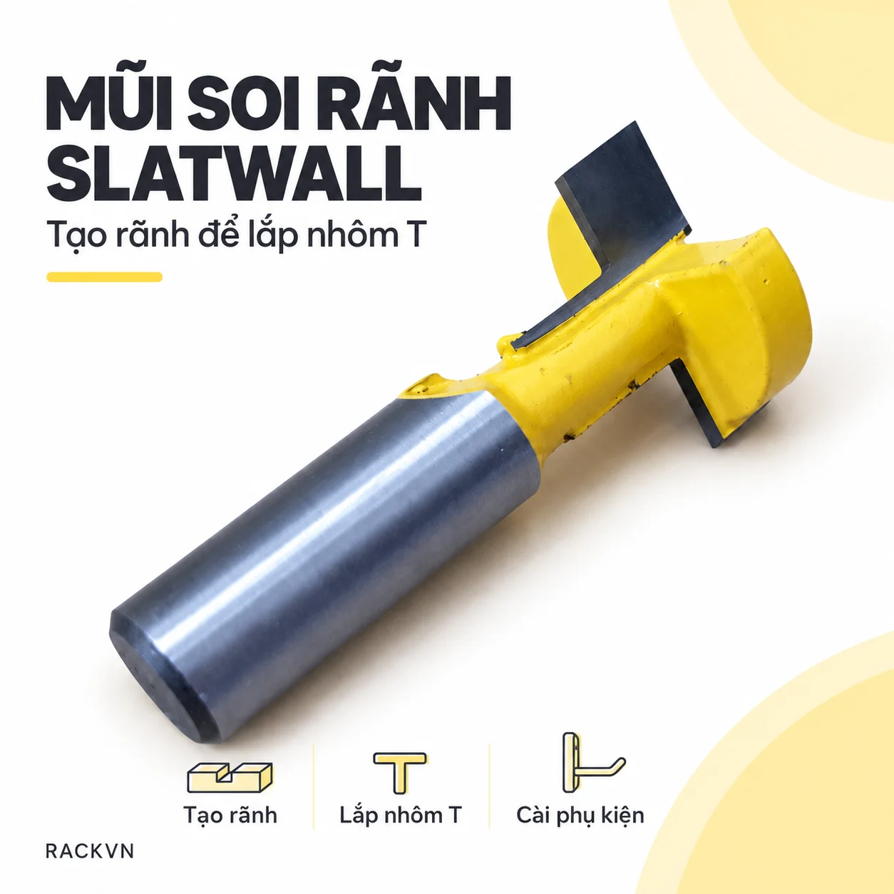 Mũi soi CNC Slatwall: Vì sao chọn đúng dụng cụ lại quan trọng khi gia công rãnh?