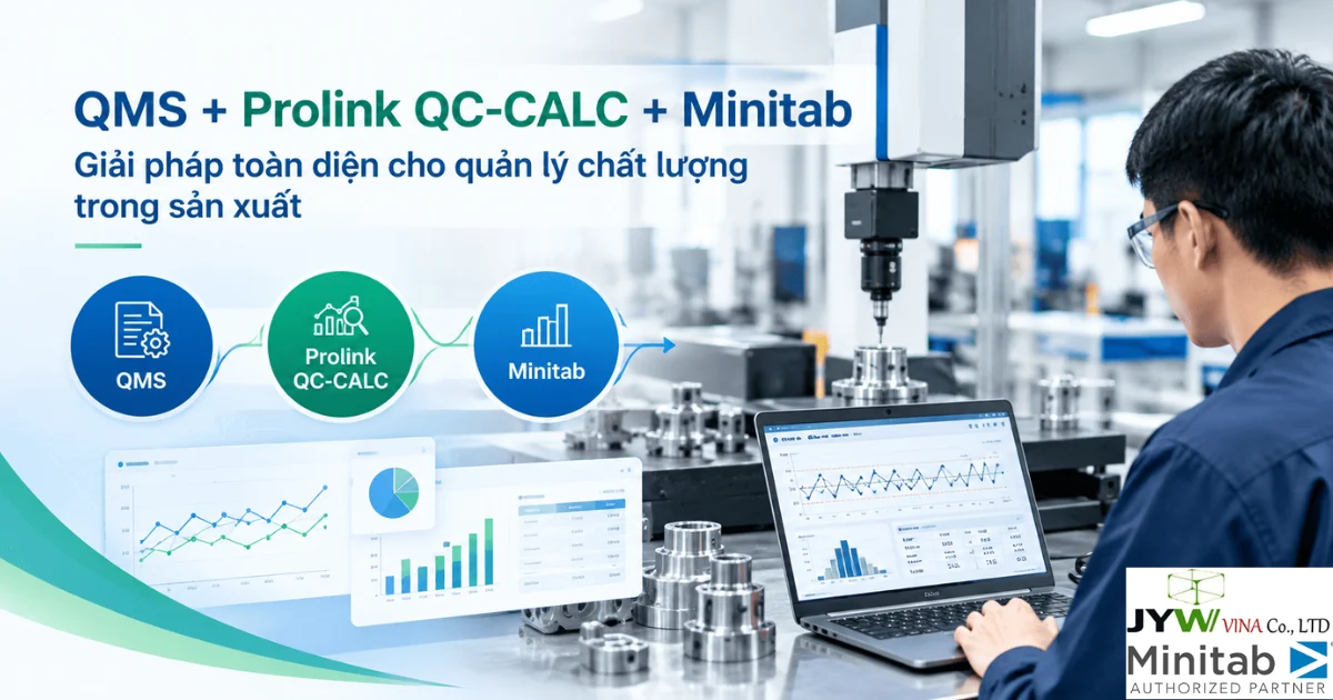 QMS, Prolink QC-CALC và Minitab?