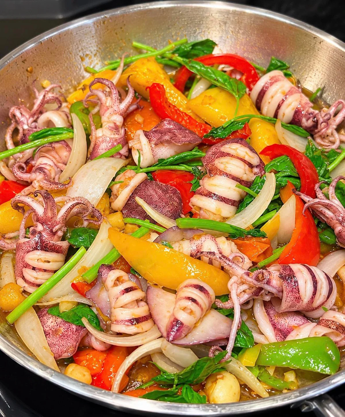 Tối nay, ăn mực xào chua ngọt