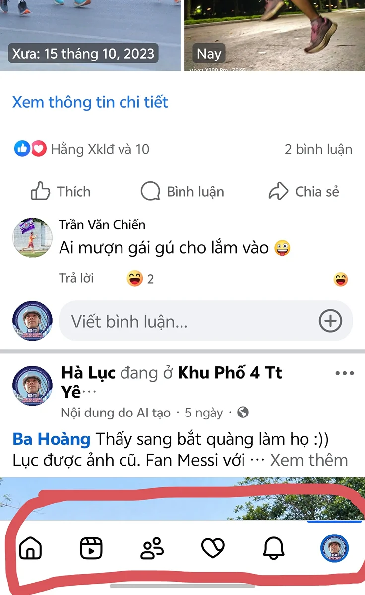 App facebook cho Android có thay đổi, đưa menu xuống đáy giống iPhone. Vậy là sau bao nhiêu năm...