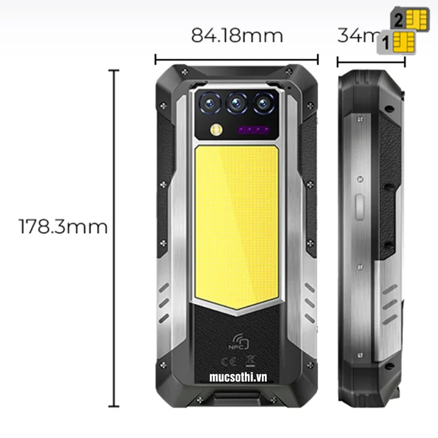 Mục sở thị Oukitel WP100 Plus: "Quái vật" siêu bền pin 33.000mAh và đèn cắm trại cực khủng làm...