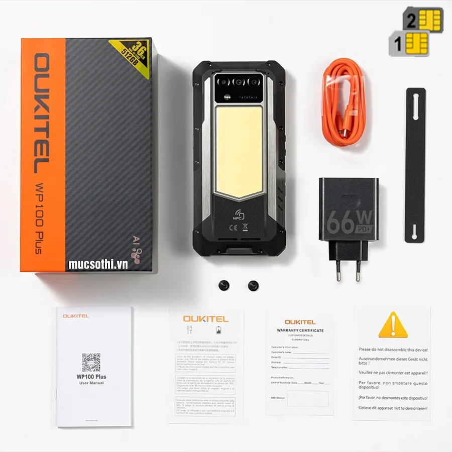 Mục sở thị Oukitel WP100 Plus: "Quái vật" siêu bền pin 33.000mAh và đèn cắm trại cực khủng làm...