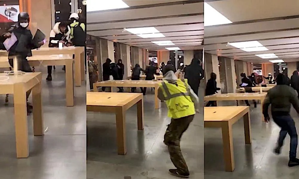 Apple Store bị cướp trong biểu tình ở Pháp