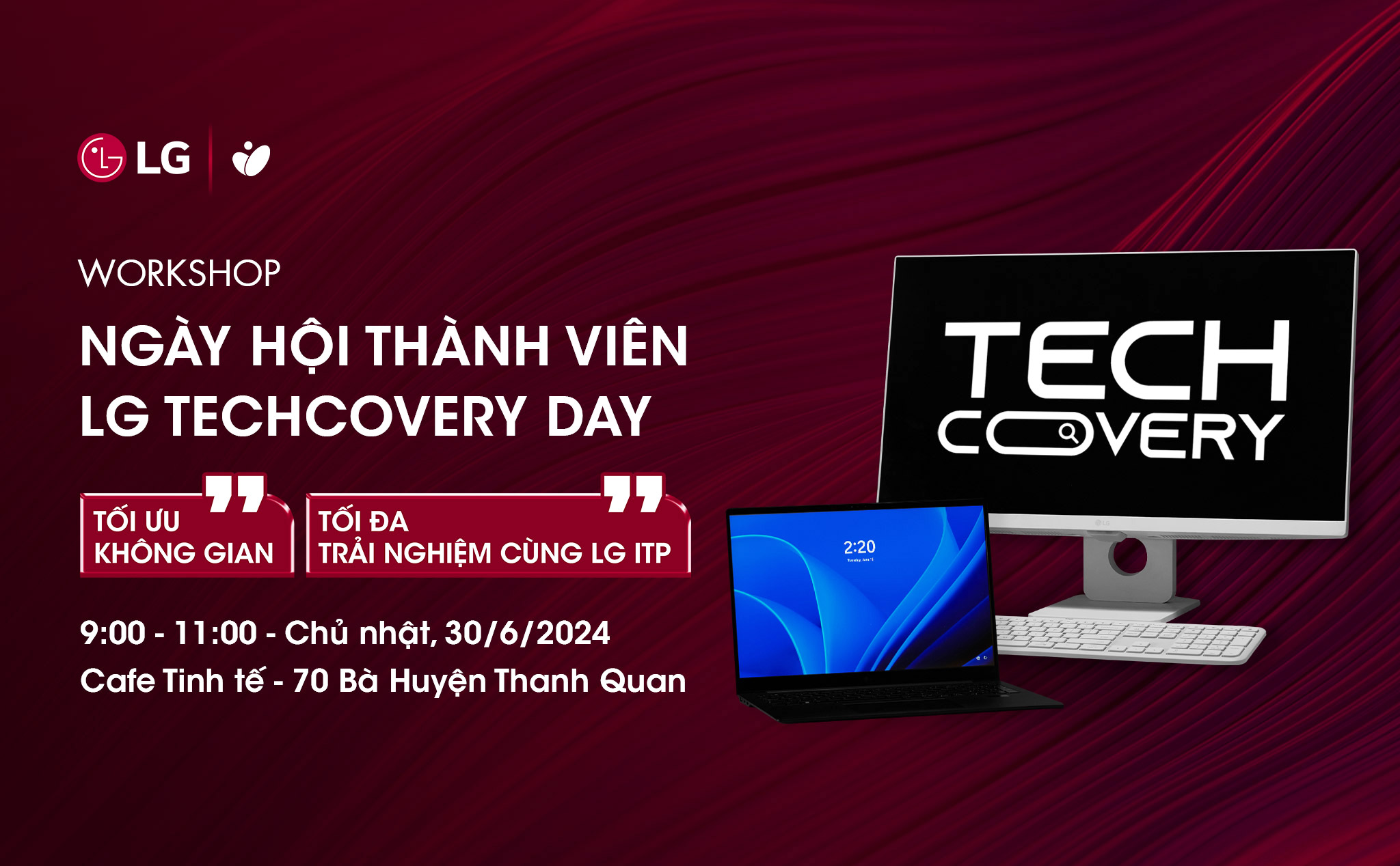 Mời tham gia Workshop: Ngày hội thành viên - LG TECHCOVERY DAY